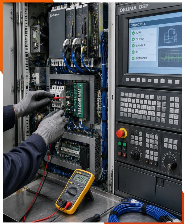 Ремонт систем ЧПУ Okuma OSP в Ахтубинске